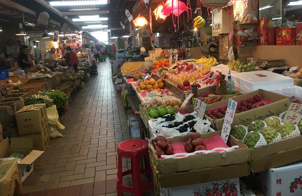 子連れ迪化街・永楽市場近くの市場