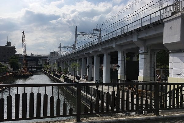 東京ミズマチ・北十間川のテラス