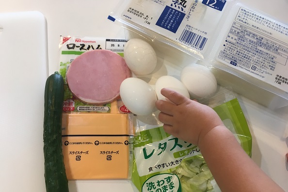 幼稚園児と料理・材料