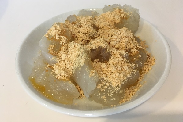 手作りわらび餅・わらびもち完成