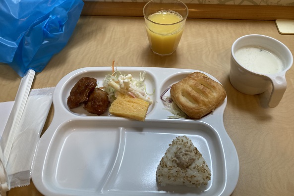 子持ち主婦の一人旅・朝食